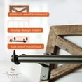 thumbnail image 4 of Autumn Alley Farmhouse Shiplap Toilet Paper Holder - Barn Door Farmhouse Elegance for Your Bathroom - Enhance Your Space with Rustic Bathroom Accessories, Rustic Charm, Unique Shiplap, 4 of 7