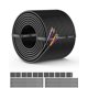 thumbnail image 1 of Cable NAOEVO, calibre 14, 4 conductores, PVC trenzado de 4 núcleos, 30 m, 1 of 6