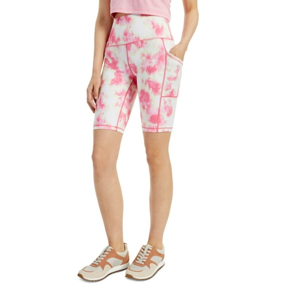 allbrand365 designer Ideology Womens Tie Dyed Pocket Bike Shorts