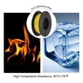thumbnail image 4 of Uxcell 30AWG Stranded Wire Hookup 10M/33ft Yellow Electrical Wire UL1007 Spool, 4 of 6