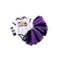 thumbnail image 2 of Inevnen 3pcs Newborn Baby Girls Princess Romper Outfit My 1st Halloween Tutu Skirt with Headwear, 2 of 8