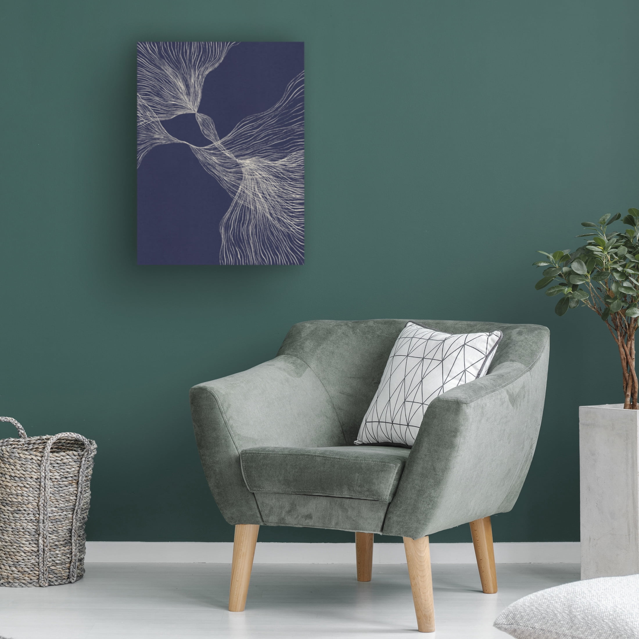 Trademark Fine Art Alisa Galitsyna Interaction 1 Canvas Wall Art