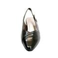 thumbnail image 2 of PEERAGE Alanis Women's Wide Width Leather Slingback Pumps, 2 of 6