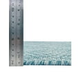 thumbnail image 6 of Unique Loom Outdoor Solid Collection Area Rug (13' Round Aquamarine/Ivory), 6 of 6