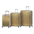 thumbnail image 3 of Mia Toro ITALY Particella 3-piece Hardside Spinner Luggage Set Silver, 3 of 3