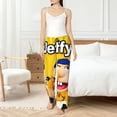 thumbnail image 6 of Lsque Sml Jeffy Print Women's Pajama Pants, Lounge Pant - Comfortable Home Wear,Elastic Waistband, Stylish Design-Small, 6 of 9