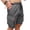 Gray, variant on Lumtrix Men'S Shorts Casual Stretch Classic Drawstring Elastic Waist Summer Work Short With Multi Pockets Blue 3XL