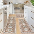 thumbnail image 6 of Farmhouse Kitchen Rugs Sets of 3, Kitchen Runner Rugs Non Slip Washable, Boho Kitchen Mats for Floor, Indoor Door Mat Entrance, Laundry Room Rug, Thick Kitchen Floor Mat Carpet, 6 of 6