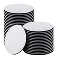 thumbnail image 1 of 50 posavasos de sublimación térmica para manualidades, pintura, transferencia de calor, posavasos redondos en blanco para sublimación, posavasos para manualidades., 1 of 6