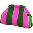 thumbnail image 1 of AMVKLX Bolsos de Crochet para Mujer, Bolso de Playa de Verano, Bolso de Crochet de Limón, Bola de Masa a Rayas, Bolso de Nube Fruncido, Bolso de Noche Rosa, 1 of 7