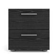 thumbnail image 5 of Pemberly Row 3 Piece Bedroom Set with Dresser and Nightstands in Black Woodgrain, 5 of 21