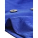thumbnail image 5 of Chaleco vintage Allegra K para mujer con botones Steampunk Jacquard sin mangas Azul Real XL, 5 of 6