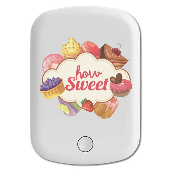 DistinctInk Magnetic Battery Pack, 5000 mAh Wireless Portable Charger with USB-C Cable, Compatible with MagSafe iPhone 14 / 13 / 12 Series - How Sweet