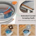 thumbnail image 6 of Joybos 50in Spin Mop and Bucket Set, Self Separation for Floor Wall Window, Wet and Dry Mop and Bucket with Wringer Set for Home with 2 Microfiber Pads, 6 of 7
