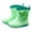 Green-02, variant on Avrntaa Kids Rain Boots - Toddler Rain Shoes Children Waterproof Boots for Boys and Girls Kid Shoes Green Shoes Size 8Toddler