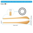 thumbnail image 2 of Uxcell Glasses End Tips Eyeglass Anti Slip Ear Sock Pieces Tube Sleeve Soft 3025 3026, Black Beige 4 Pairs, 2 of 5