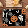 thumbnail image 2 of Boo Spooky Ghost Pumpkin Halloween Placemats Set of 4 Table Mats Table Decorations 12x18 inch, 2 of 5