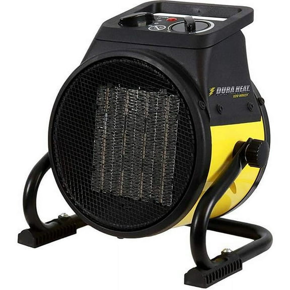 World Marketing Electric Workplace Heater, Black & Yellow