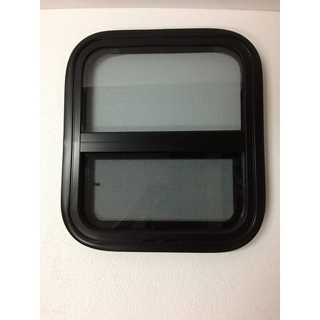 EZ Lite RV Window Vertical Sliding , Tear Drop, Truck Camper, Travel Trailer Vertical Window 17" x 15" for 1-1/2" wall