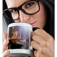 thumbnail image 2 of 3drose, Canals of Venice with a Gondola, 15oz Two-tone Black Mug, 2 of 6