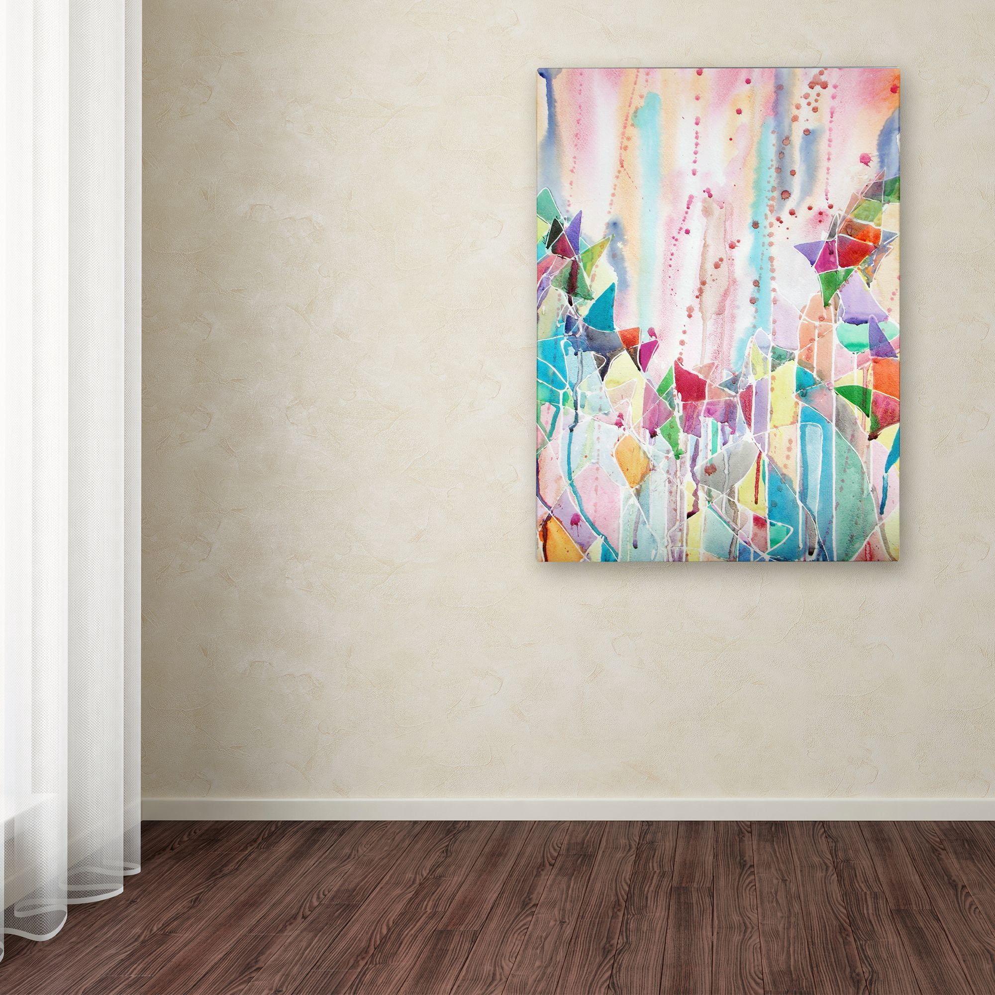 Trademark Fine Art 'Mount Karimsimbi' Canvas Art by Lauren Moss