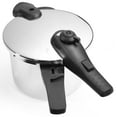 thumbnail image 4 of Barton 6.3-Quart Stainless Steel Pressure Cooker with Recipe Book, Compatible with Gas, Electric, Induction Stoves, 4 of 9