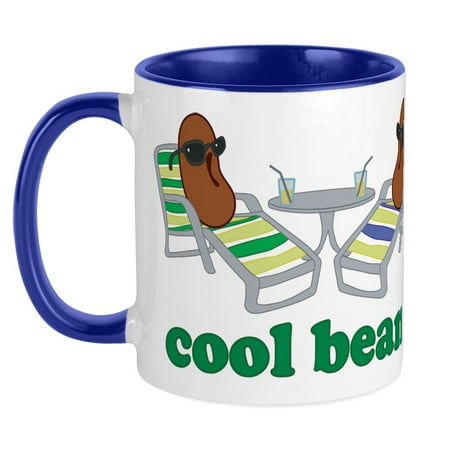 

CafePress - Cool Beans Mug - Ceramic Coffee Tea Novelty Mug Cup 11 oz