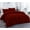 Burgundy, variant on DNG Creations 3 Piece Duvet Cover with Zipper & Corner Ties - 100% Egytian Cotton, 800 Theads Count ( Twin/Twin XL - Solid Light Sage )