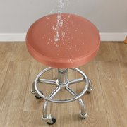 CQCYD under $5 Round Memory Foam PU Leather Chair Cushion Circle Bar Stool Pad Detachable Chair Seat Cushion Anti Slip Kitchen Dining Chair Pad