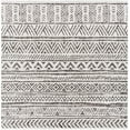 thumbnail image 3 of Mark&Day Outdoor Rugs, 8x8 Elodie Global Indoor/Outdoor Black Square Area Rug, Non Shedding Black Off-White Grey Carpet for Patio, Porch, Deck, Bedroom, Living Room or Kitchen (7'10" Square), 3 of 7