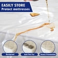thumbnail image 6 of AGALI Heavy Duty Mattress Bag for Moving & Storage Full Size, 5 Mil Extra Thick, Fully Sealable Mattress Cover with Overlap Flap, Fits Mattress Up to 14" Thick, 6 of 7