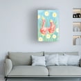 thumbnail image 2 of Trademark Fine Art Ania Zwara  Coral Gees In The Garden Canvas Wall Art, 2 of 4