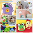 thumbnail image 6 of 12 Rolls 8"x35"(20.5x90cm) 1.4mm Thick Soft Felt Fabric Sheet 12 Assorted Rainbow Series Colors Felt Pack Pastel Felt Sheets for DIY Craft Sewing Squares Nonwoven Patchwork, 6 of 7