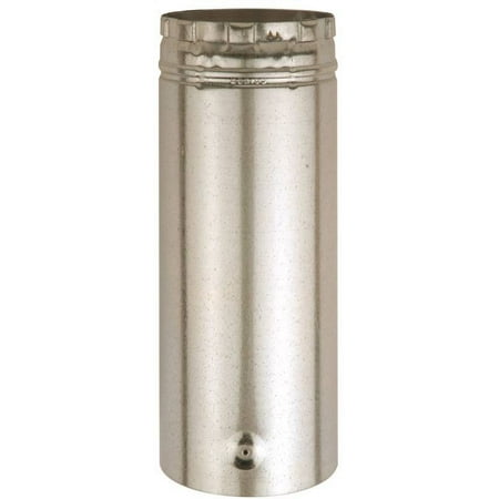 AmeriVent 4E12A Type B Gas Vent Pipe 12 in L Aluminum/Galvanized Steel