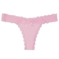 thumbnail image 1 of Gibobby Tangas de mujer Nuevos calzoncillos sexy con de encaje para mujer Ropa interior cómoda multicolor y de varios tamaños(Rosa,X-CH), 1 of 2