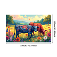 thumbnail image 1 of Barn Farm Scene Backdrop Banner for Photography Rustic Tractor Countryside Background Yard Party Events Bedroom Decor Studio Decorations Summer, 1 of 4