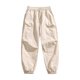 thumbnail image 2 of Ceisia Men's Solid Color Water-Repellent Lantern Cargo Pants with Elastic Drawstring Waist Beige XXXL Gifts, 2 of 9