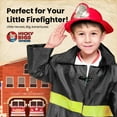 thumbnail image 6 of Nicky Bigs Novelties Child Deluxe Red Firefighter Helmet Costume Accessory Kids Fireman Hat Costume, 6 of 7
