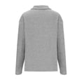 thumbnail image 6 of Womens Half Zip Pullover T Shirts Quarter Zip Up Polo Sweatshirt 2026 Trendy Crewneck Long Sleeve Basic Collared Tops, 6 of 7