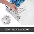 thumbnail image 3 of Kdxio Blue Flying Butterflies,16" x 24", Non-Slip Front Door Mats,Outdoor Welcome Mat Washable, 3 of 9