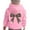 Pink, variant on Tiijoy Toddler Girls Hoodie Leopard Bow Print Long Sleeve Hooded Sweatshirt, Sizes 3-4T