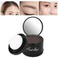 thumbnail image 4 of Poudre de contour des cheveux imperméable pour femmes et filles, maquillage, ombre à paupières, brun foncé, 4 of 4