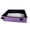 Purple, variant on Portable Foldable Cat Litter Box, Lightweight Travel Outdoor Toilet, Car Camping Sand Pan for Kittens, Black, M
