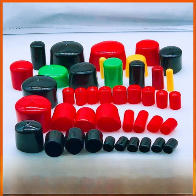 Tapón de goma de PVC blando, funda protectora de rosca, tapa protectora de goma, tapa protectora de tornillo, cubierta de plástico redonda, funda de goma