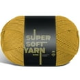 thumbnail image 2 of (3 pack) Craftbud Acrylic Yarn For Crocheting And Knitting, (370 Yards) Worsted Medium #4 Crochet Yarn For Beginners, Mustard, 2 of 2