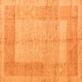 thumbnail image 1 of Ahgly Company Indoor Square Abstract Orange Modern Area Rugs, 3' Square, 1 of 4