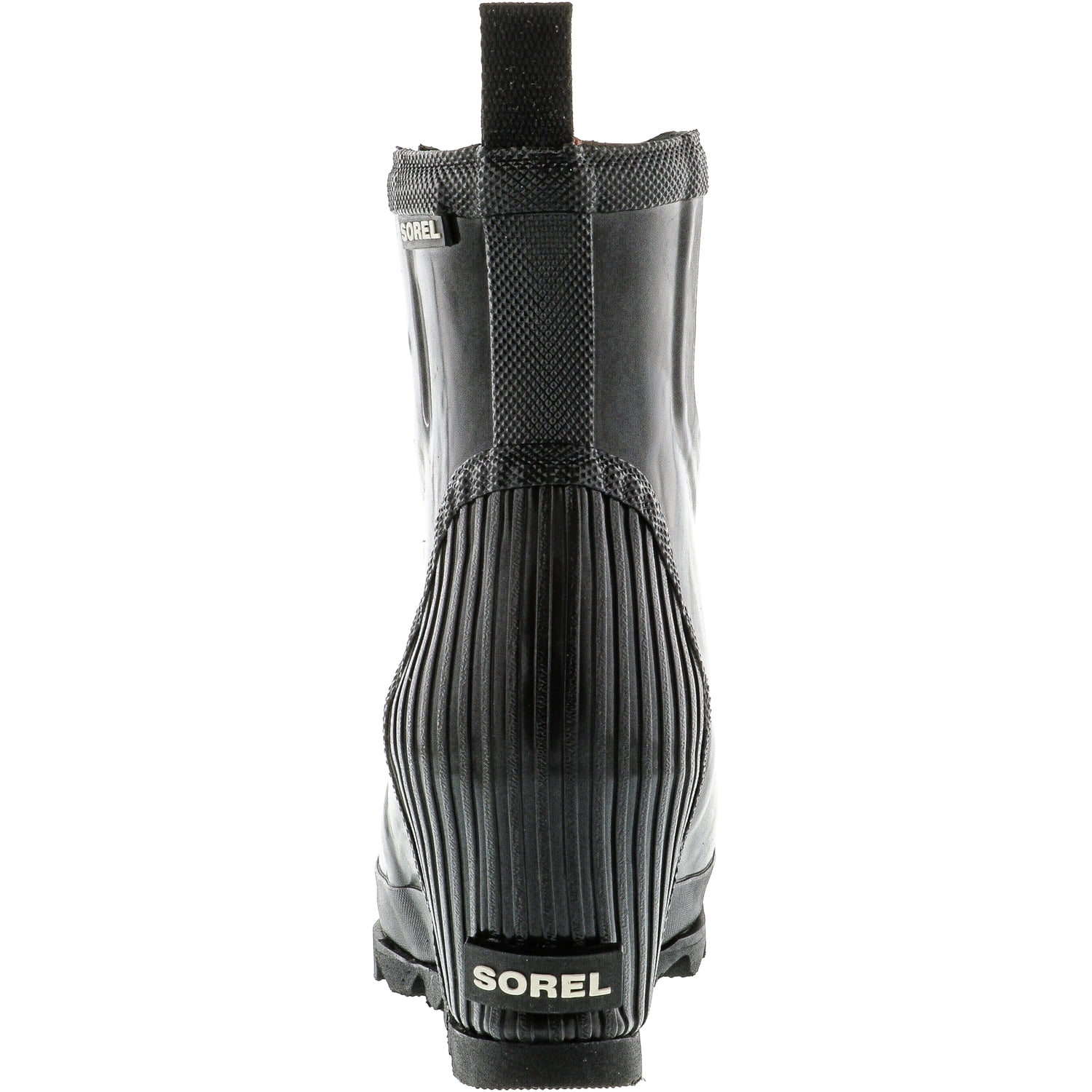 sorel women's joan rain wedge chelsea gloss boot