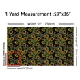 thumbnail image 3 of Manfei Textile Sunflower Fabric by the Yard (1 Yard), Green Leaves Decorative Fabric by the Yard, Colorful Butterfly DIY Fabric, 3 of 6