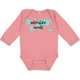 thumbnail image 3 of Inktastic Adventure Awaits Teal World Map Boys or Girls Long Sleeve Baby Bodysuit, 3 of 5
