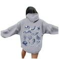 thumbnail image 1 of Zmoon Ocean World Print Hoodie, 1 of 4